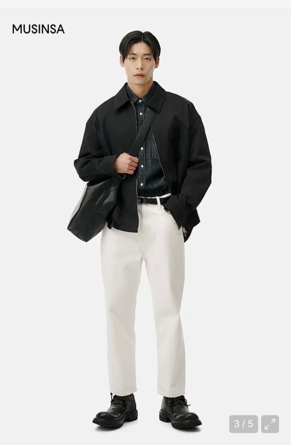 (새상품)(L) 아워데이즈 스트레이트 크롭 데님 팬츠 [CREAM] 상품이미지9