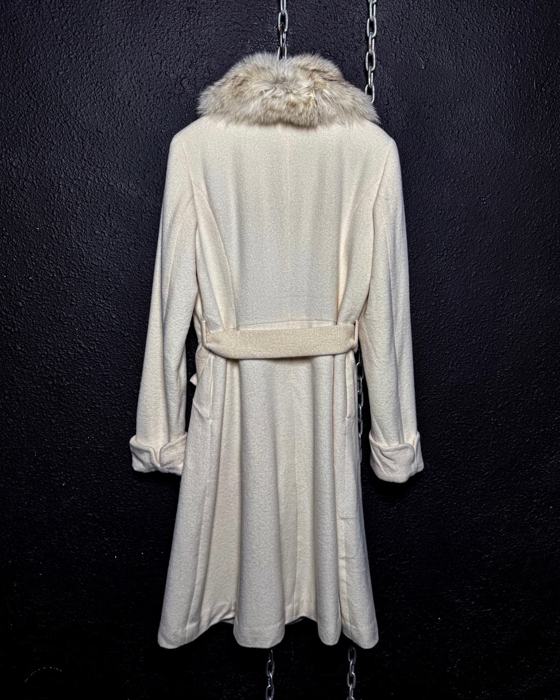 COMME ÇA ISM – Fur Collar Long Coat 상품이미지7