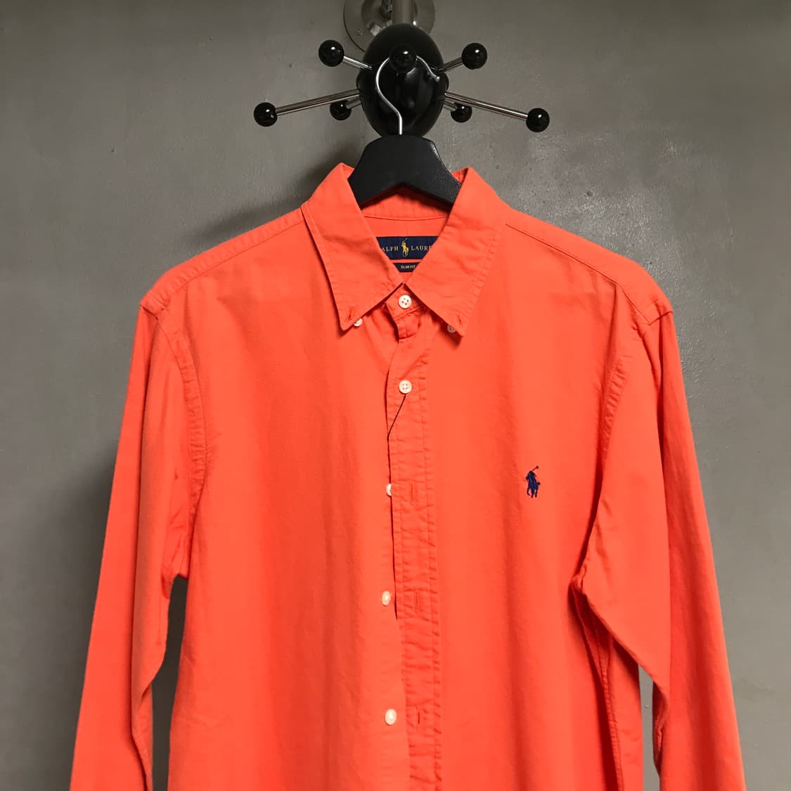 폴로 랄프로렌 오렌지 셔츠 M 상품이미지2