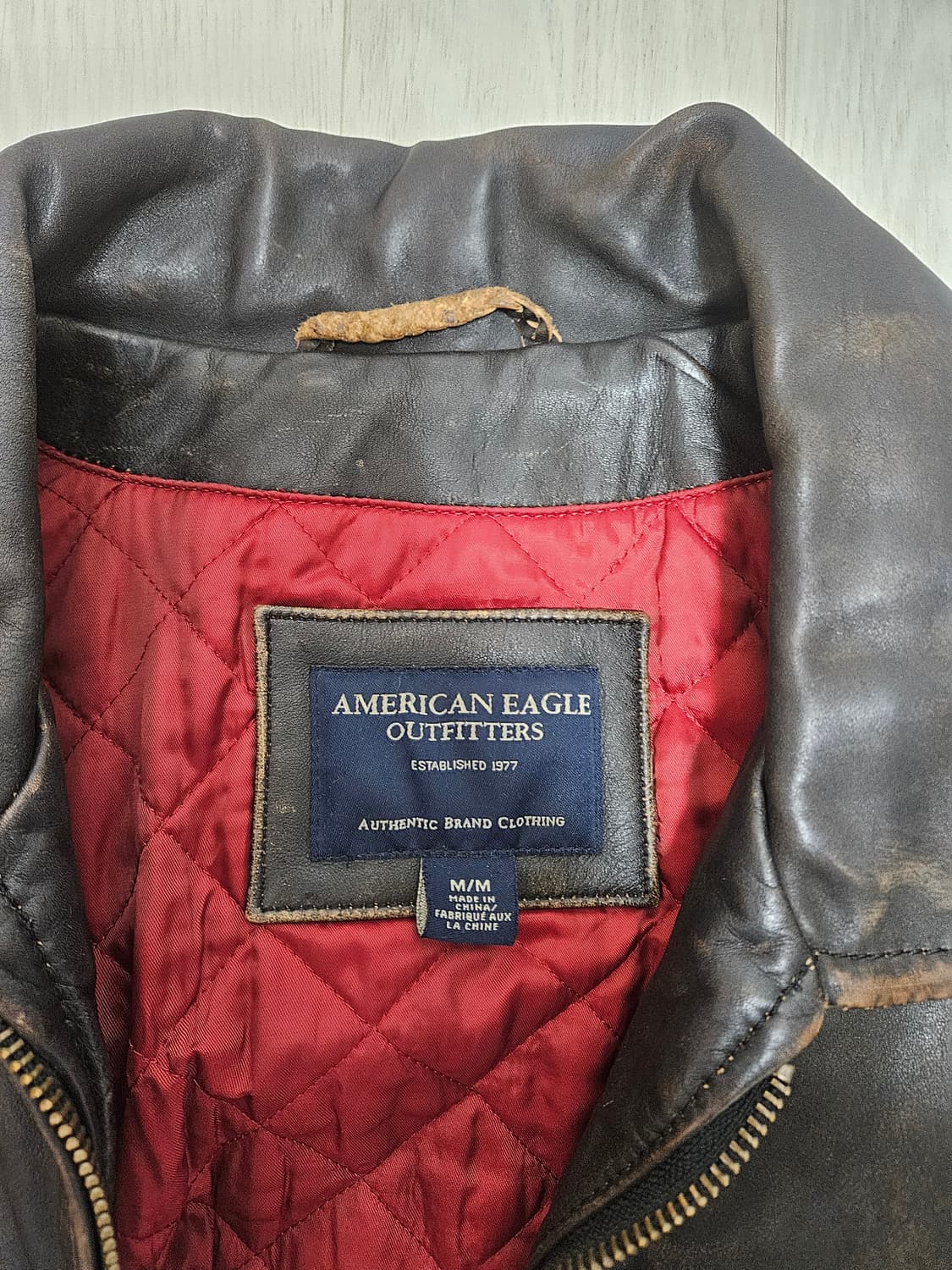 아메리칸이글 소가죽 자켓(M/M사이즈, 105) 상품이미지2