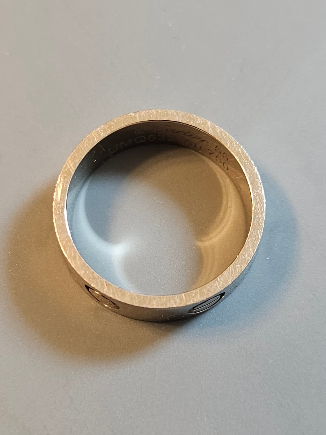 까르띠에 러브 웨딩밴드 화이트골드 55 상품이미지2