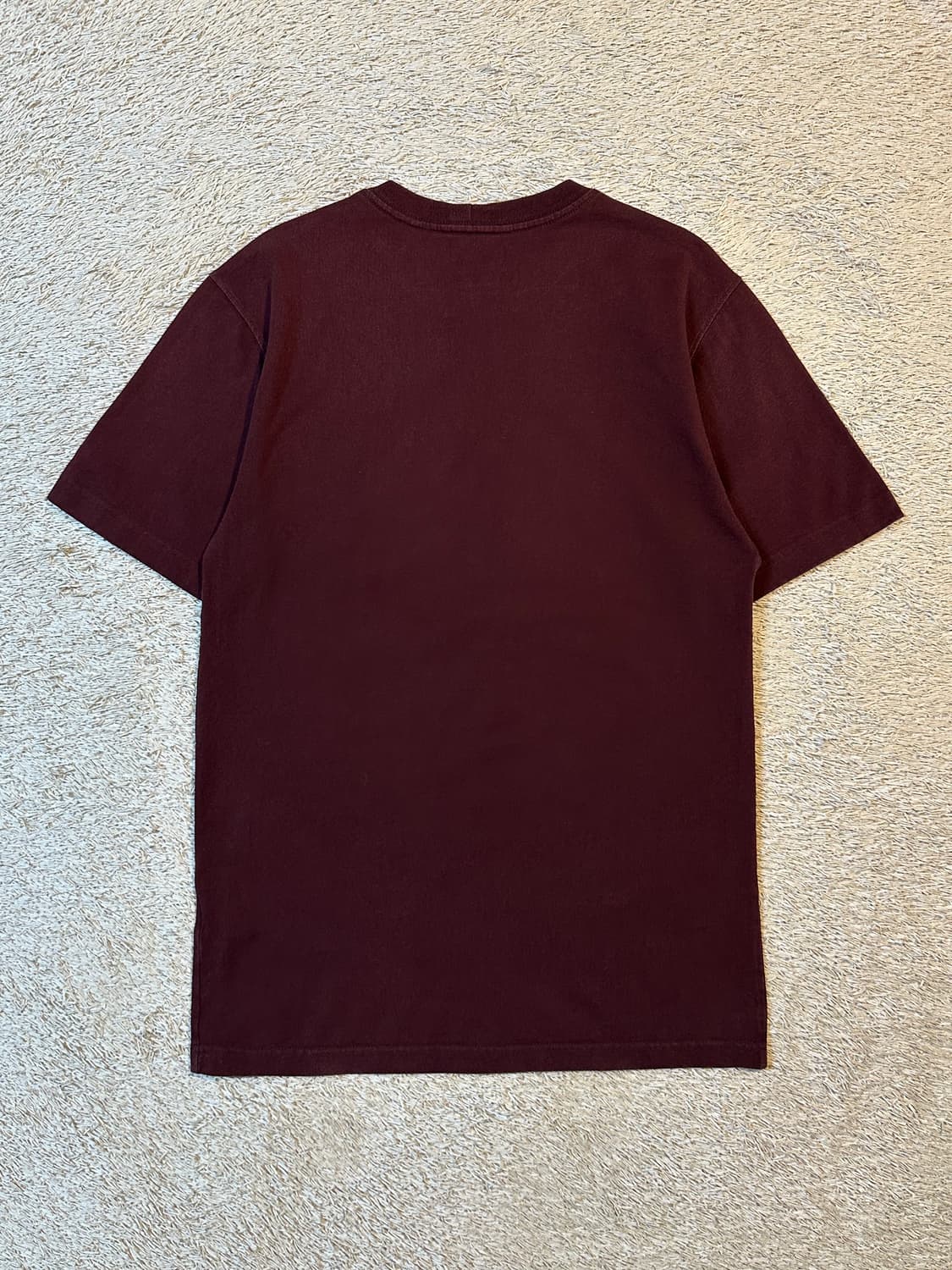 칼하트 CARHARTT 오리지널핏 포켓 반팔 티셔츠 버건디 상품이미지2