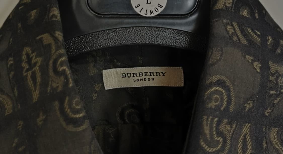 XL 버버리 희귀 패턴 노바체크 셔츠 상품이미지3