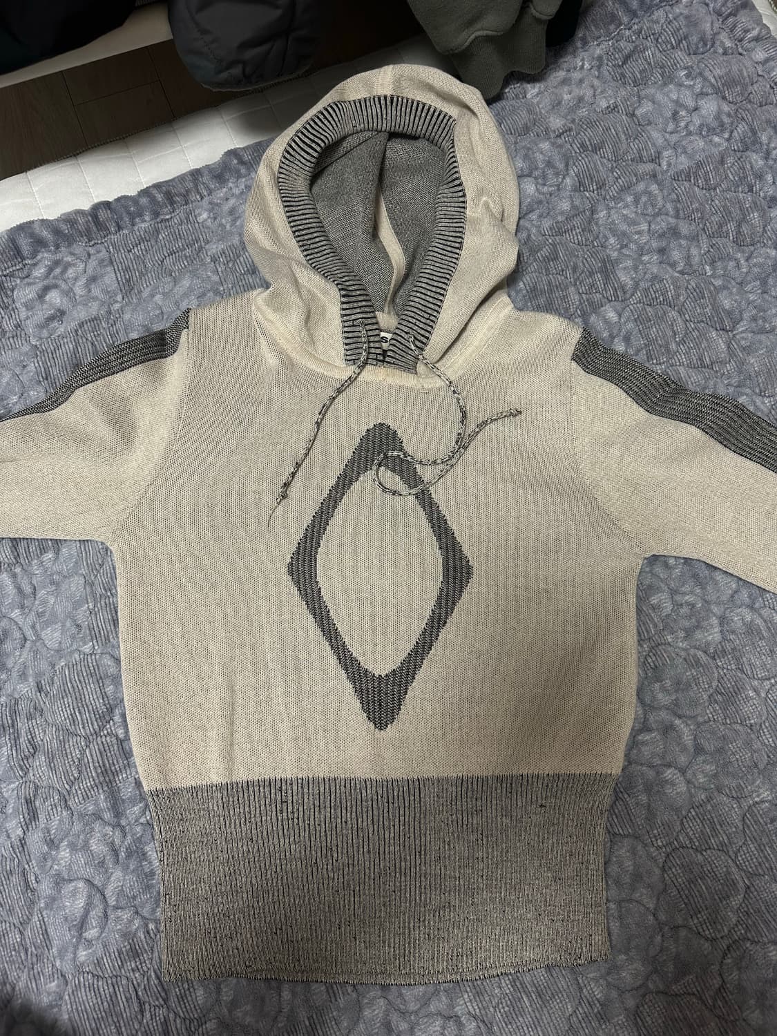 미스치프 니트 후드 s 상품이미지2