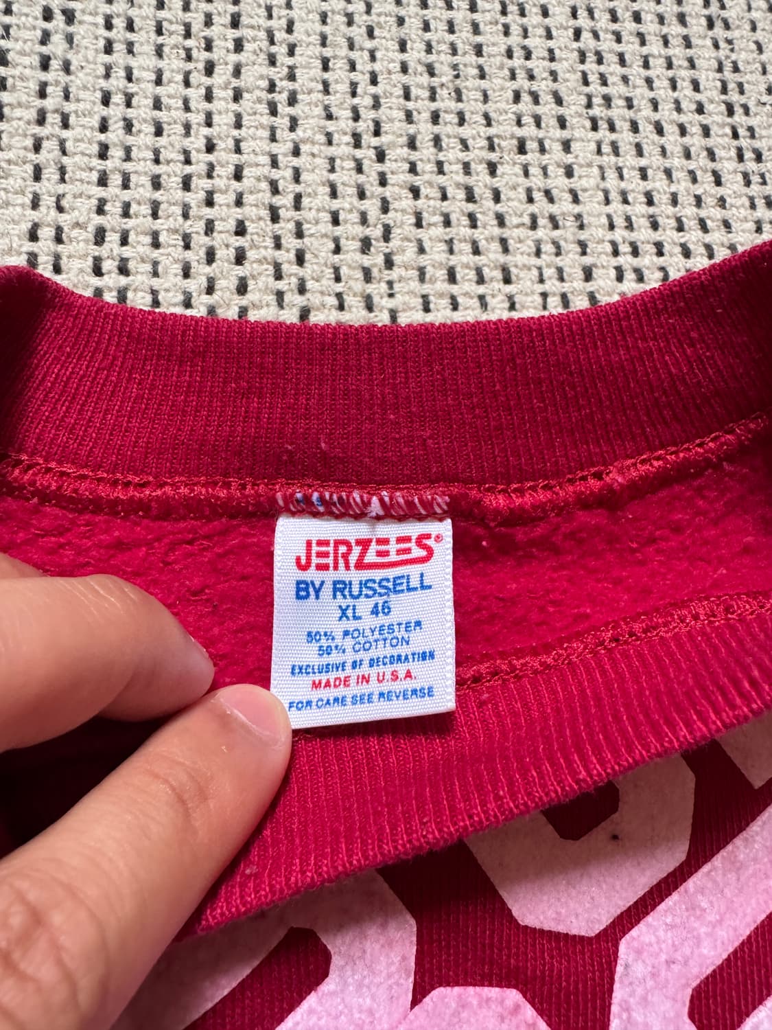 90s USA 크레이지 그래픽 빈티지 스웻셔츠 상품이미지3