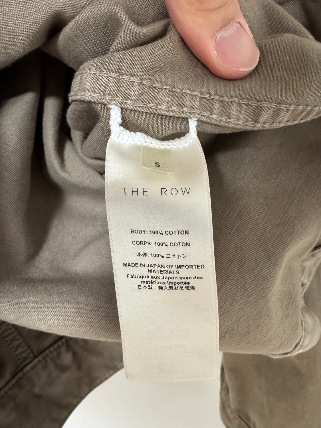 더로우 the row Marcus 코튼 재킷 상품이미지5