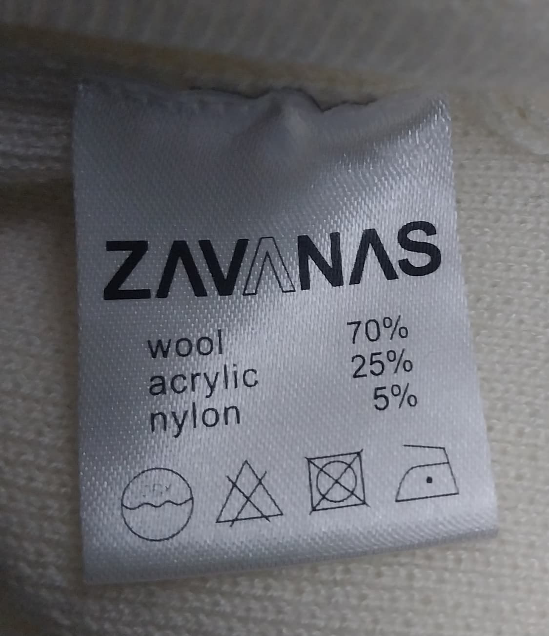 ZAVANAS 아이보리 니트 M 상품이미지4