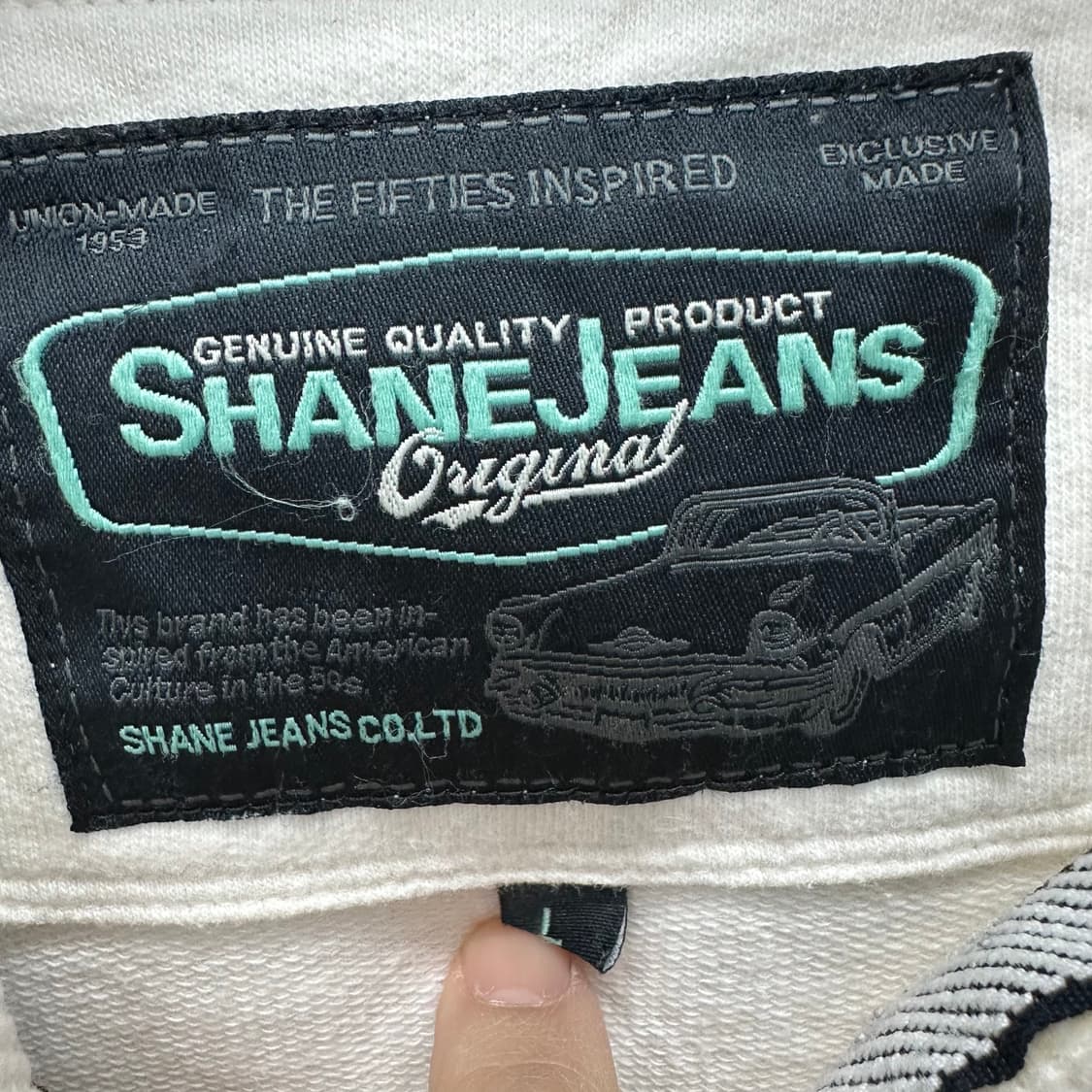 100 쉐인 진스 y2k 남자 후드집업 상품이미지3