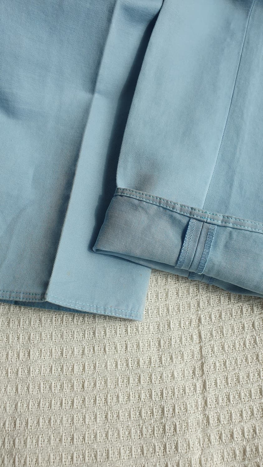 인코텍스 남성 하늘색 린넨 면바지 50 상품이미지6