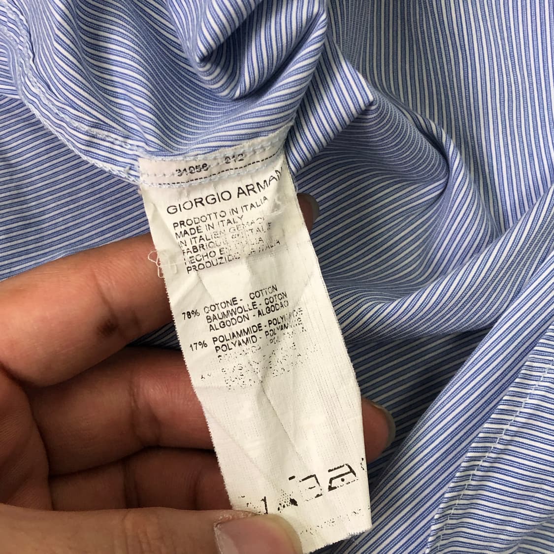 L 조르지오 아르마니 스트라이프 셔츠 상품이미지7