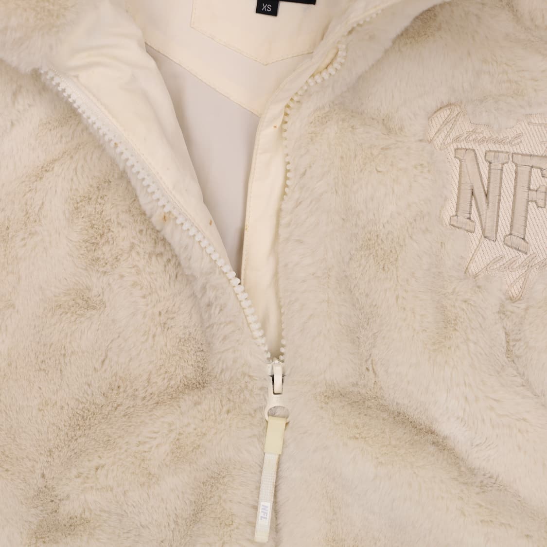 [XS] 신형 NFL 아이보리 퍼 자켓(오염) 1103HR2 상품이미지4