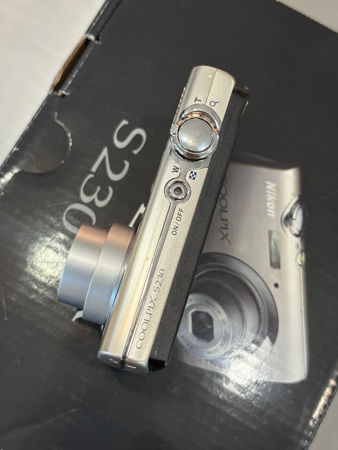 풀박/날짜표시)니콘 쿨픽스 s230 실버 빈티지디카 상품이미지7