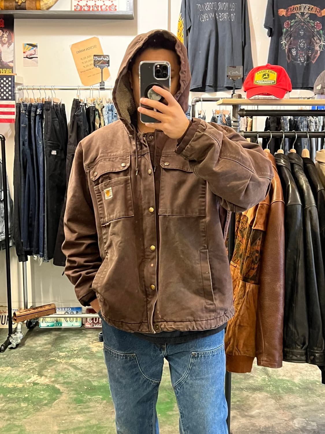 [XL] 칼하트 103826 DKB 바틀렛 쉐르파 라이닝 유틸리티 자켓 상품이미지3