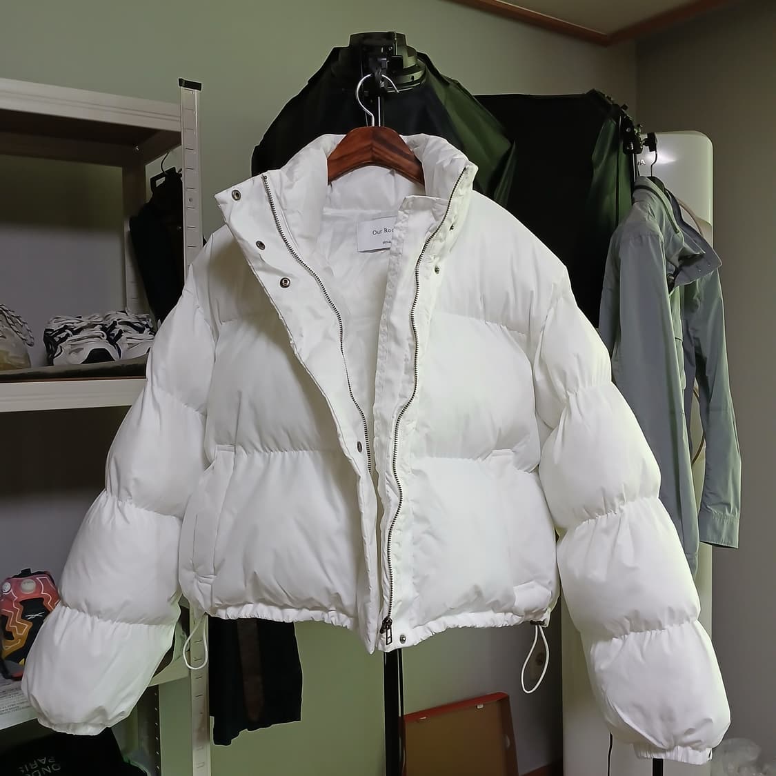 our room 아워룸 크롭 남녀공용 숏패딩 자켓 겨울 상품이미지3