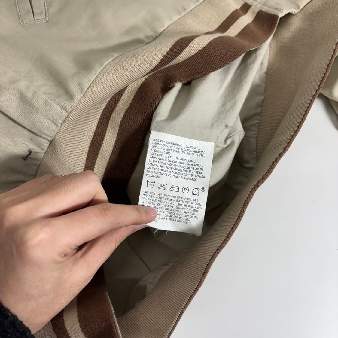 100 리바이스 레드탭 베이지 바시티자켓 상품이미지5