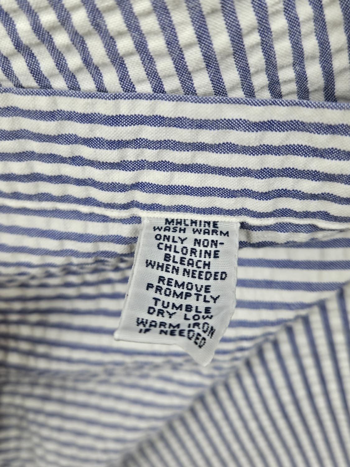 폴로랄프로렌 시어서커 스트라이프 반팔 셔츠 ( XL ) / 11854 상품이미지9