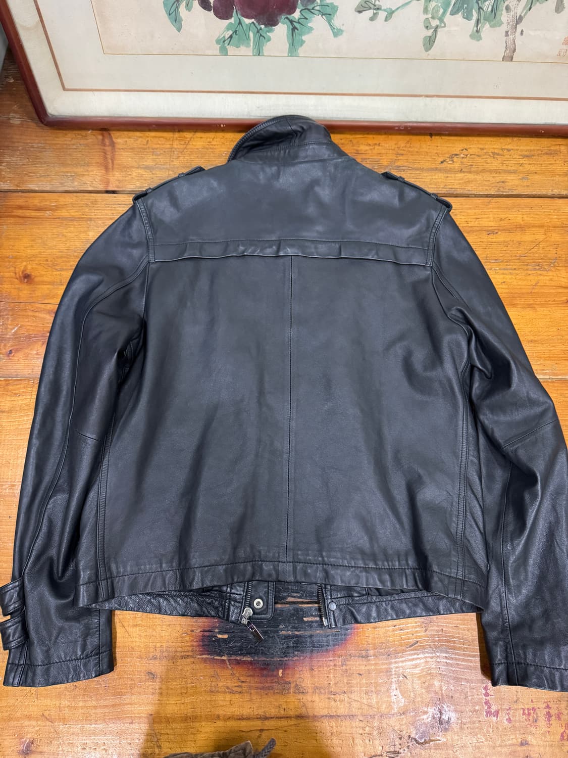 이태리 양가죽 자켓 사이즈 95 깨끗해요 상품이미지6