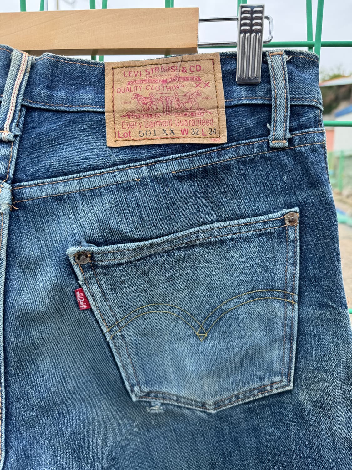 리바이스 501xx 32x34 1957s USA제조 상품이미지4
