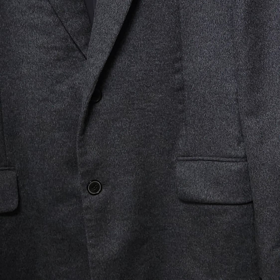 100)옴브르노 캐시미어100% 코트 FW 차콜그레이 상품이미지3