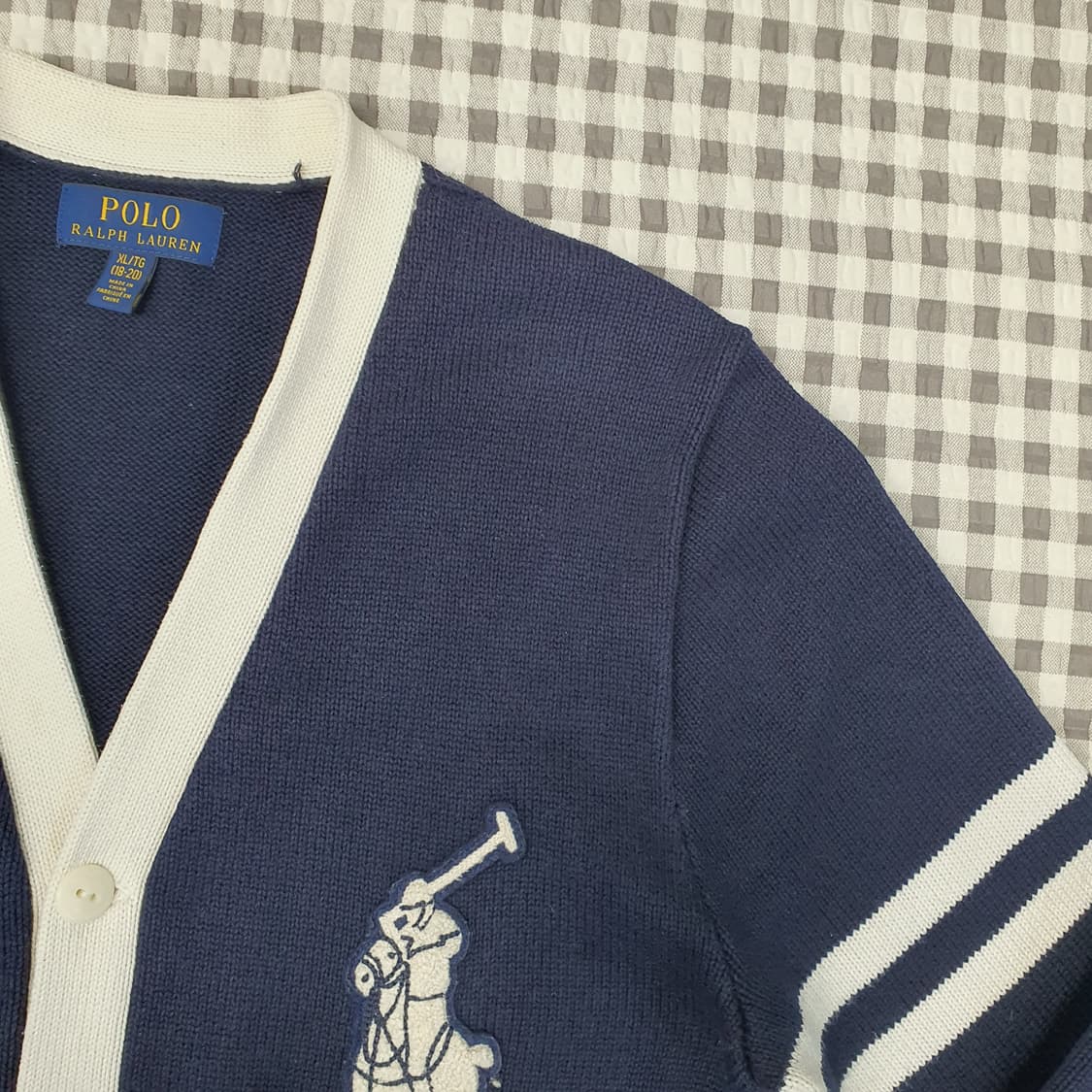 폴로 랄프로렌 브이넥 니트 가디건 남자95 상품이미지3
