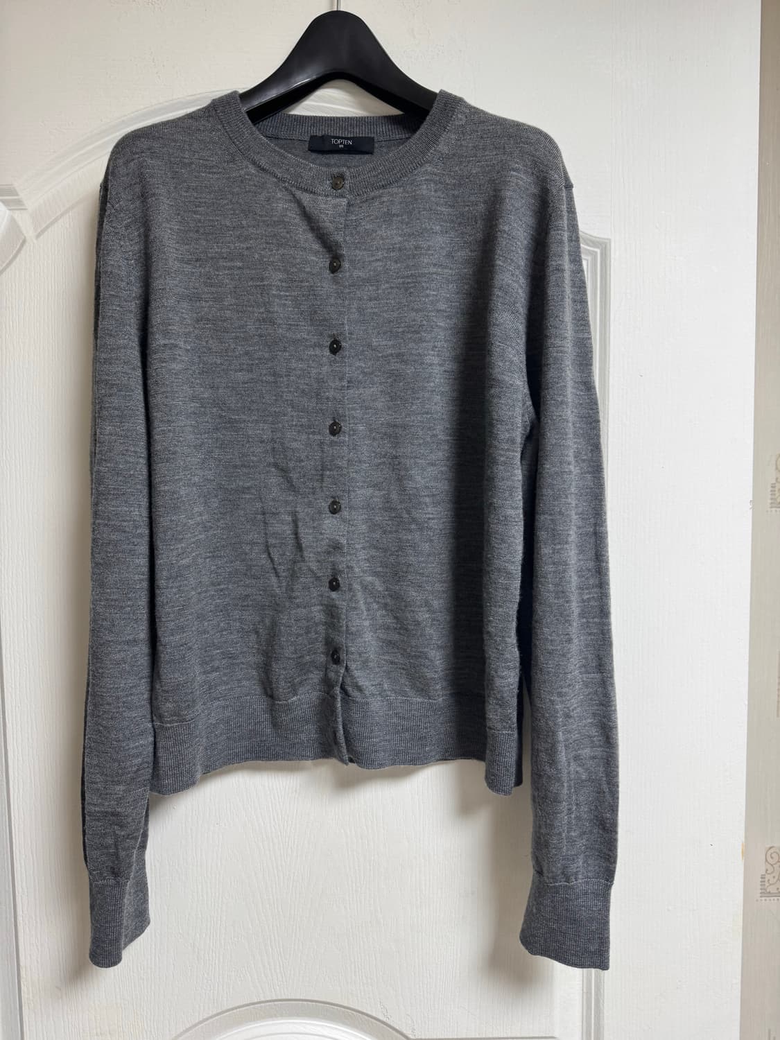 탑텐 여성 울가디건 차콜 95사이즈 상품이미지1