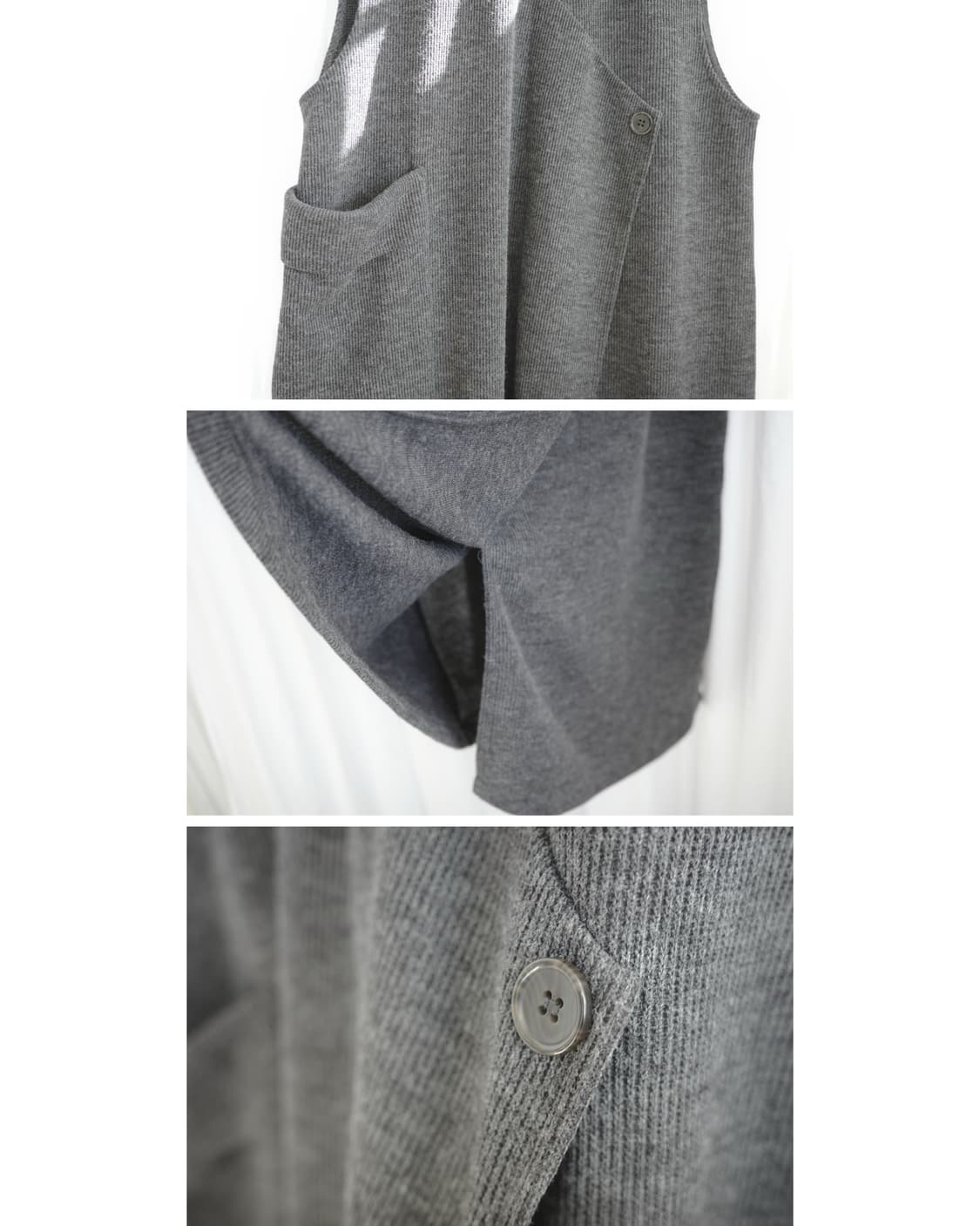 Knit grey one-piece 상품이미지3