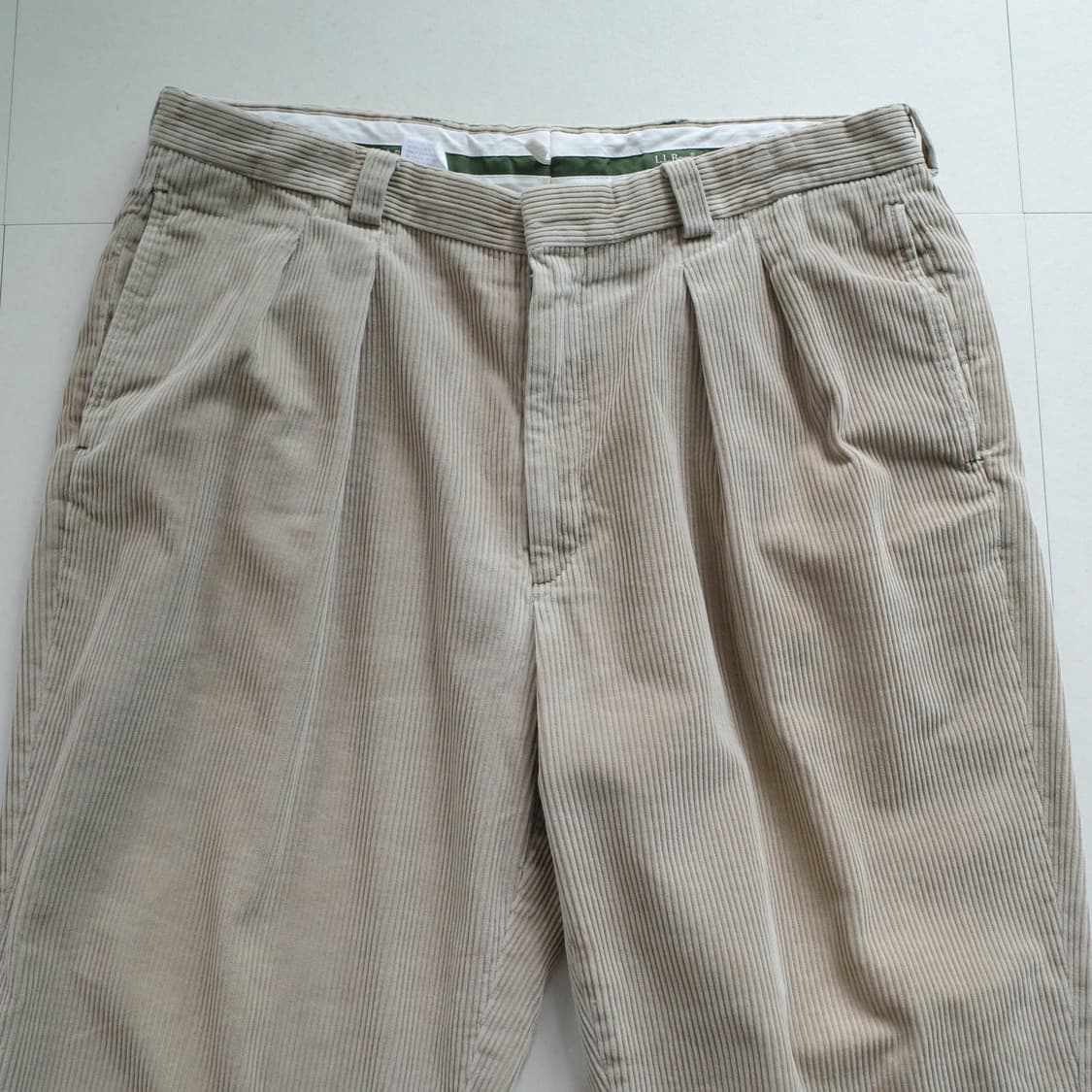 L.L.Bean 엘엘빈 코듀로이 투턱 팬츠 베이지 36 상품이미지6