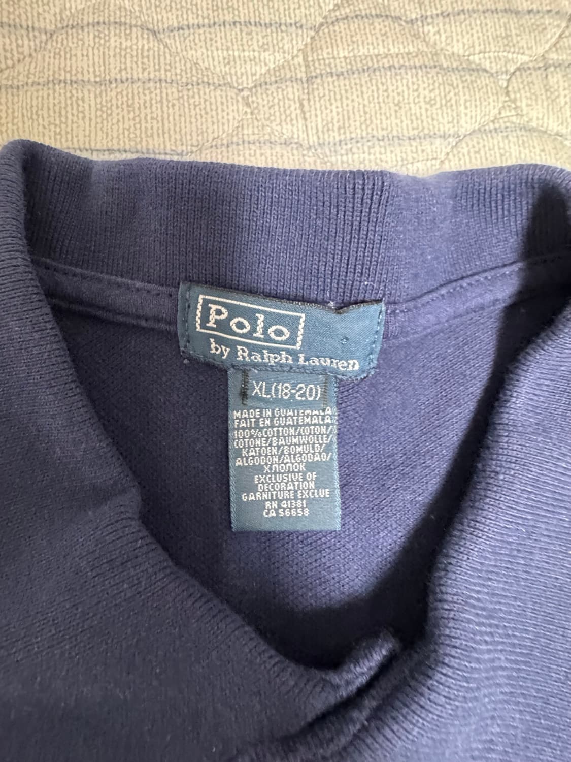 폴로 랄프로렌 네이비 빅포니 티셔츠 상품이미지3