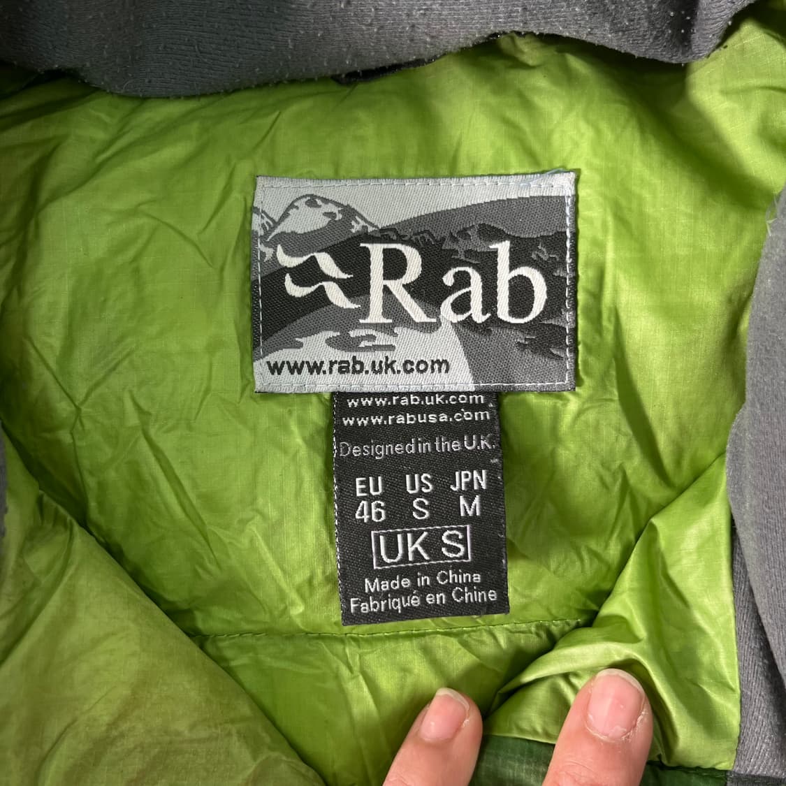 95 RAB 랩 구스 경량 패딩 상품이미지3