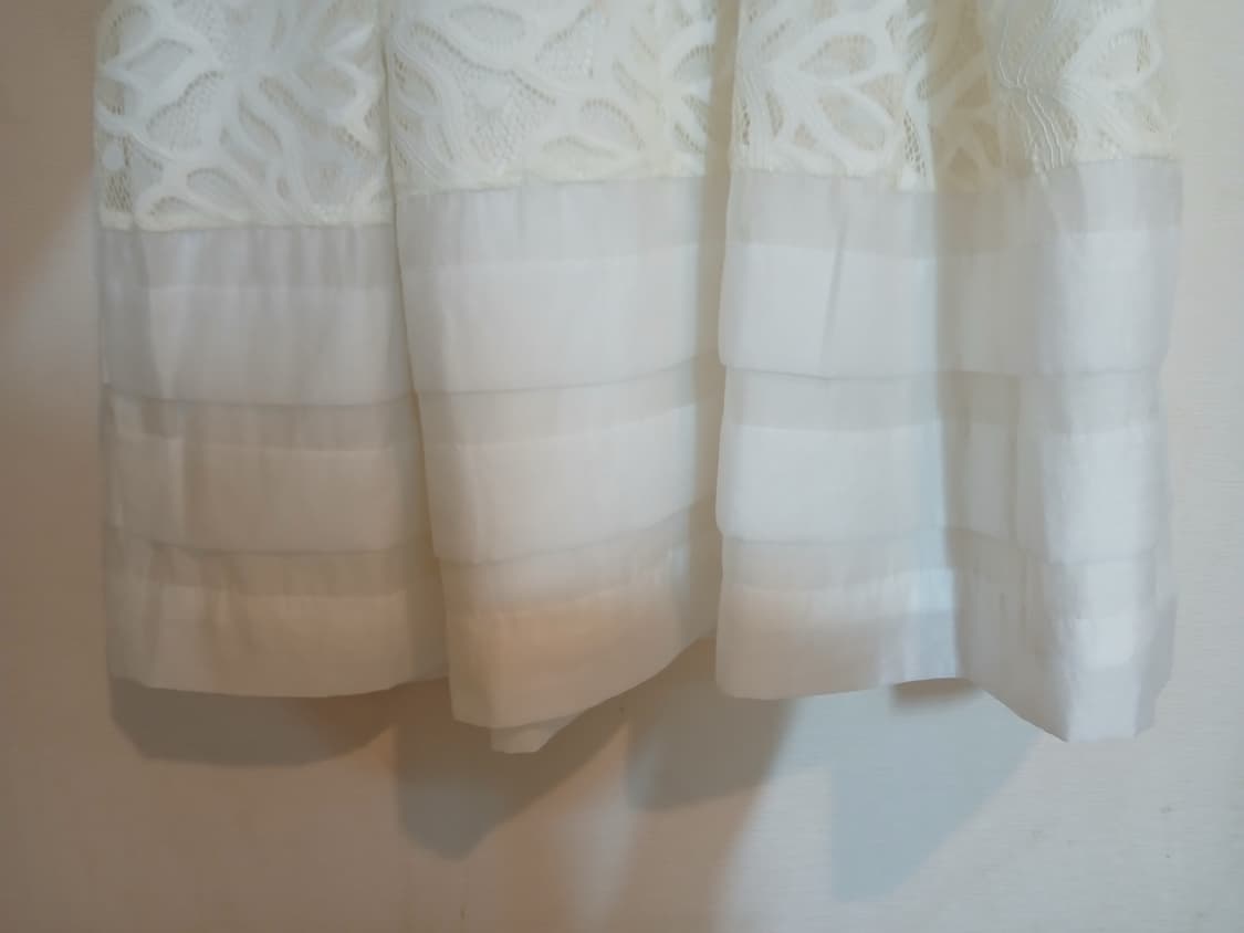 셀프 웨딩 하객룩 레이스 드레스 홀복 체크 자카드 정장 원피스 데이트룩 상품이미지5