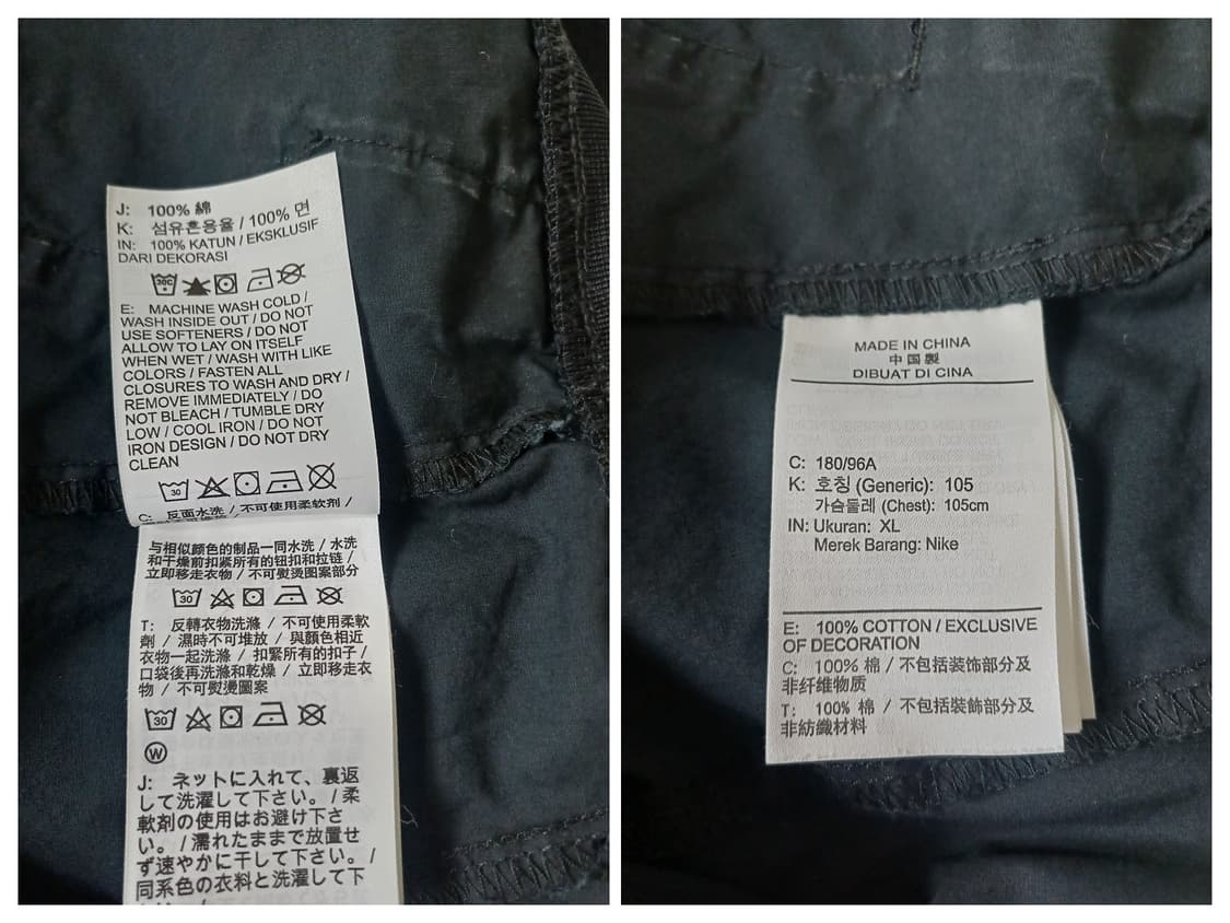 [XL] 나이키 NSW 워시드 우븐 봄버 자켓 (DQ4590-010) 상품이미지8