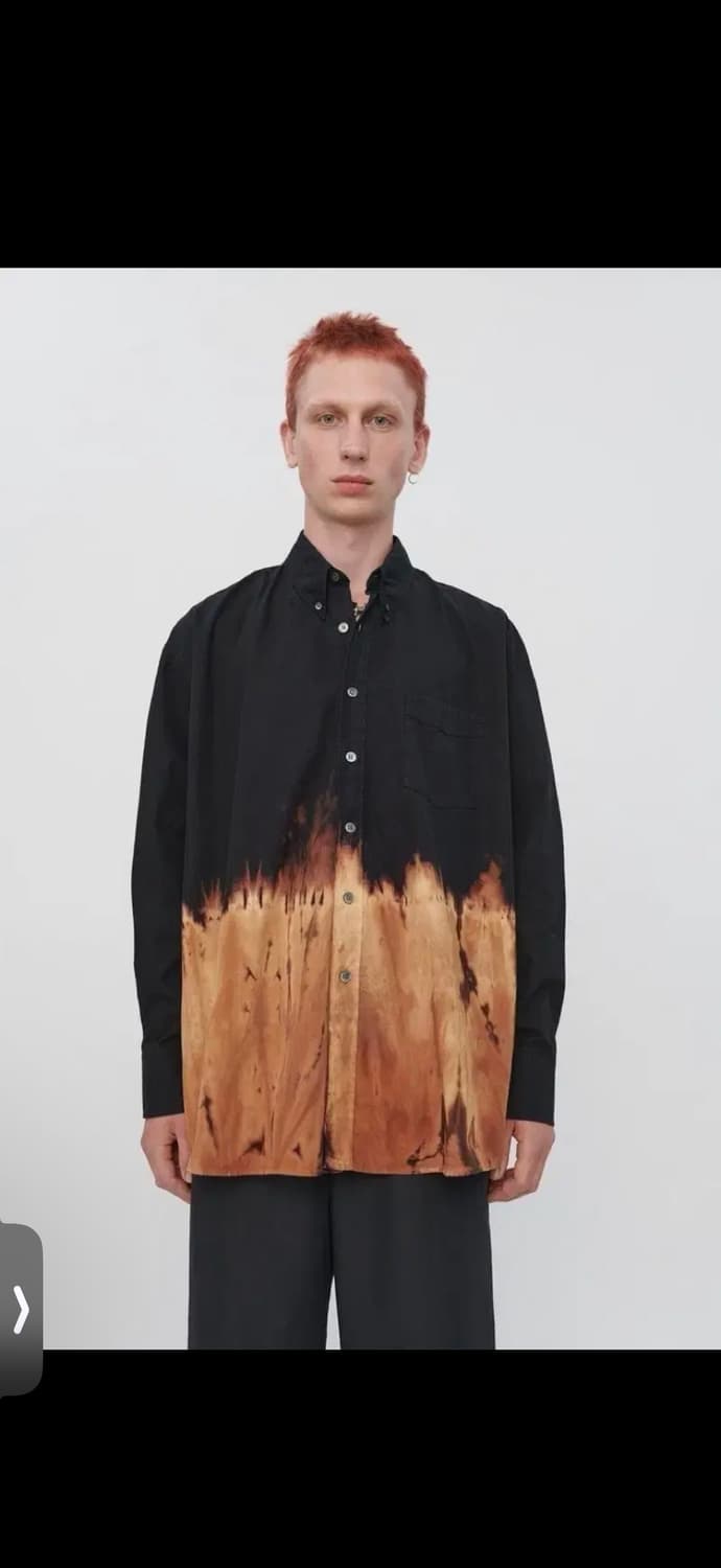 아워레가시 BD셔츠 BLACK TIE DYE 헤비포플린 셔츠 48 상품이미지2