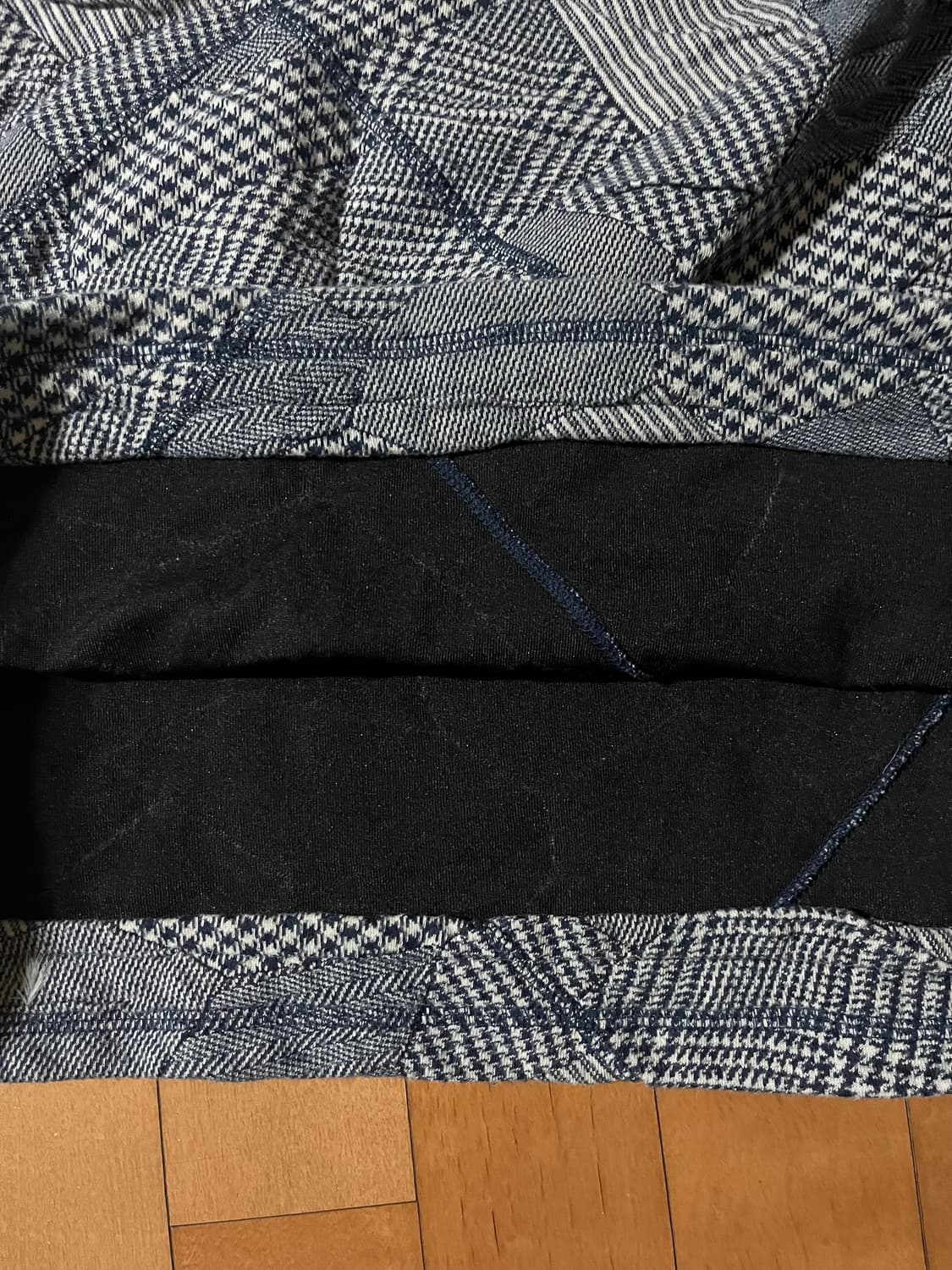 HAI by ISSEY MIYAKE patchwork long skirt 상품이미지3