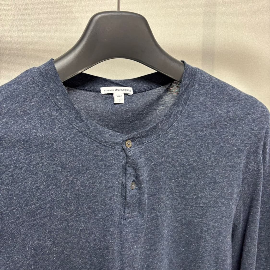 3) 제임스펄스 james perse 헨리넥 롱슬리브 네이비 상품이미지2