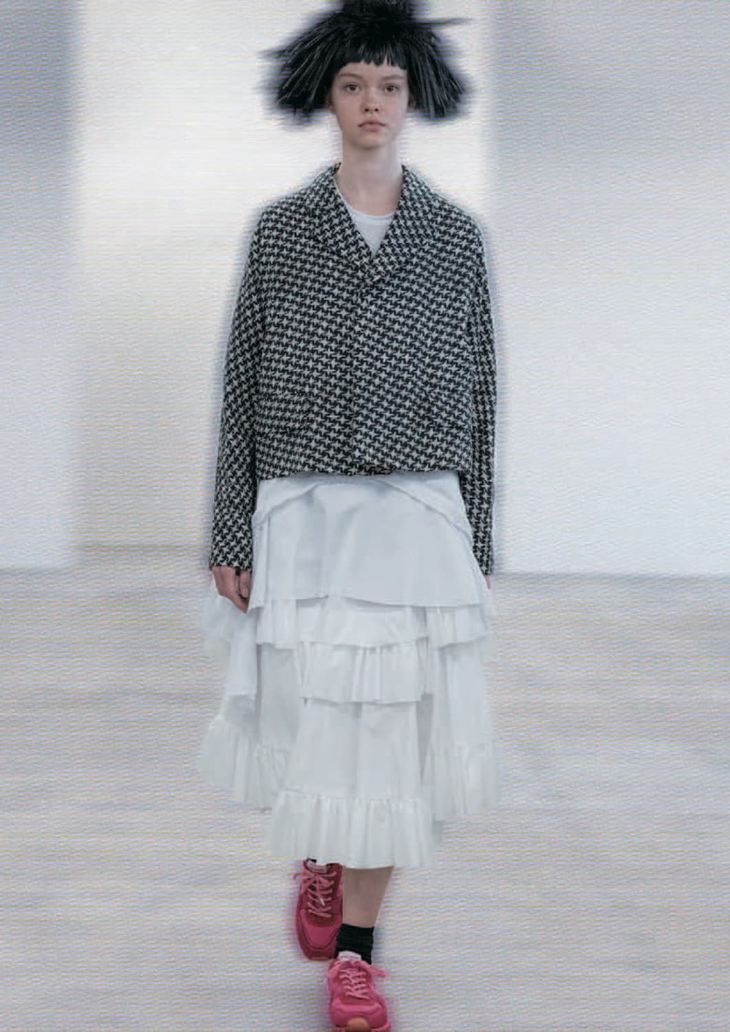 Pattern Printing Flare Jacket 상품이미지1