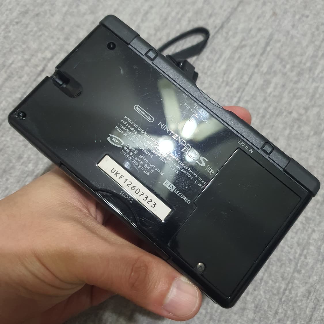 블랙 색상 닌텐도 DS Lite 상품이미지3