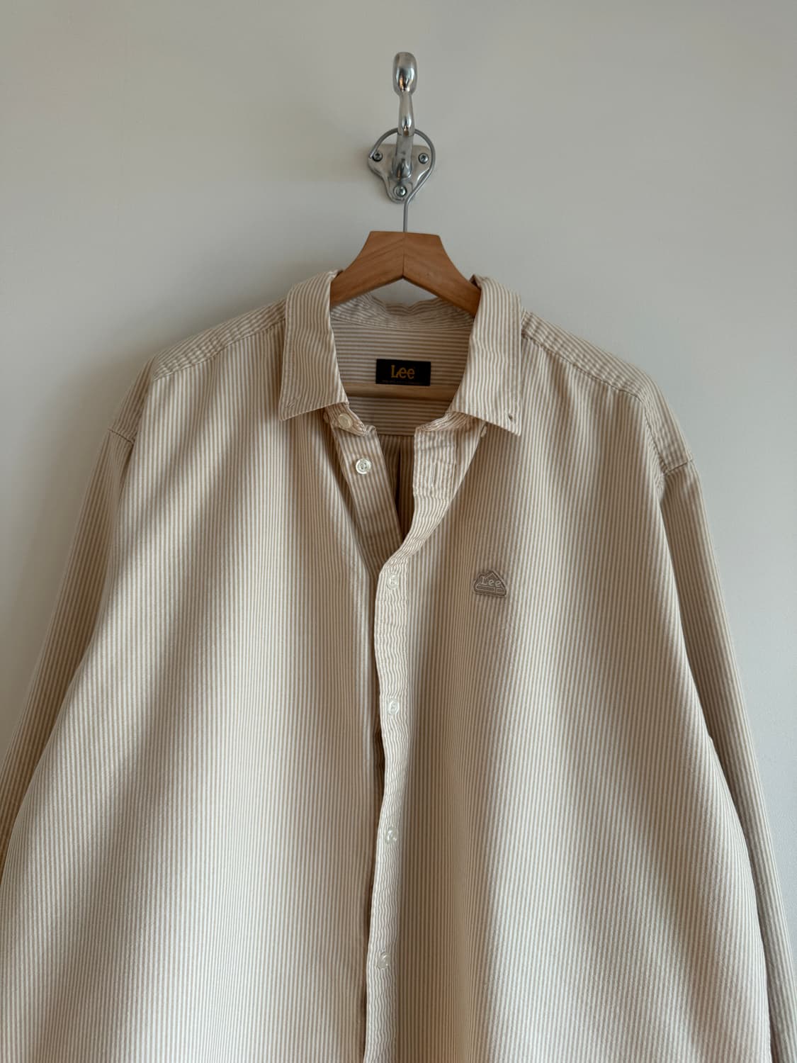 Lee 핀스트라이프 헤비코튼 셔츠 상품이미지2