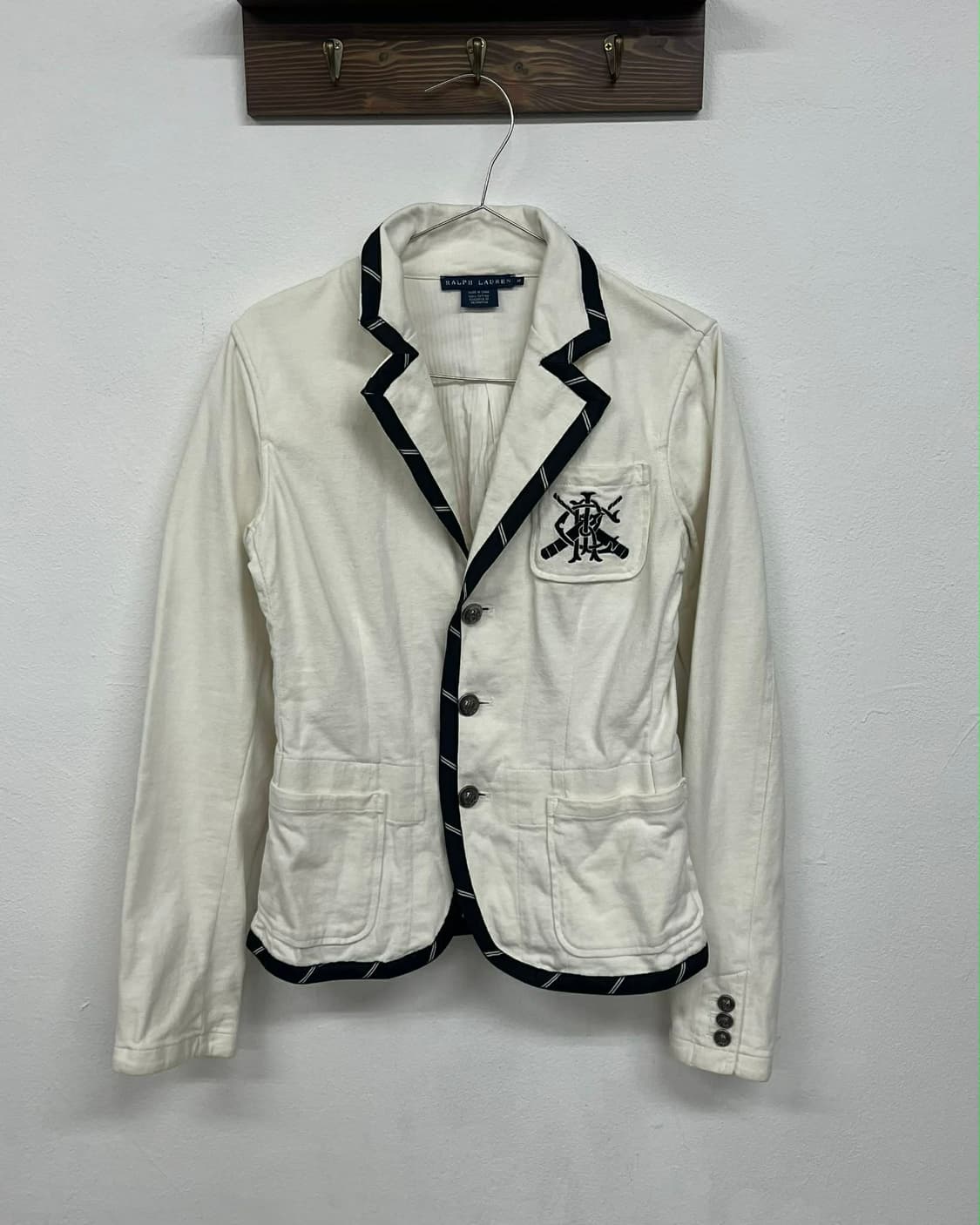 [M] 랄프로렌 크레스트 프레피 코튼 블레이져 자켓 상품이미지1