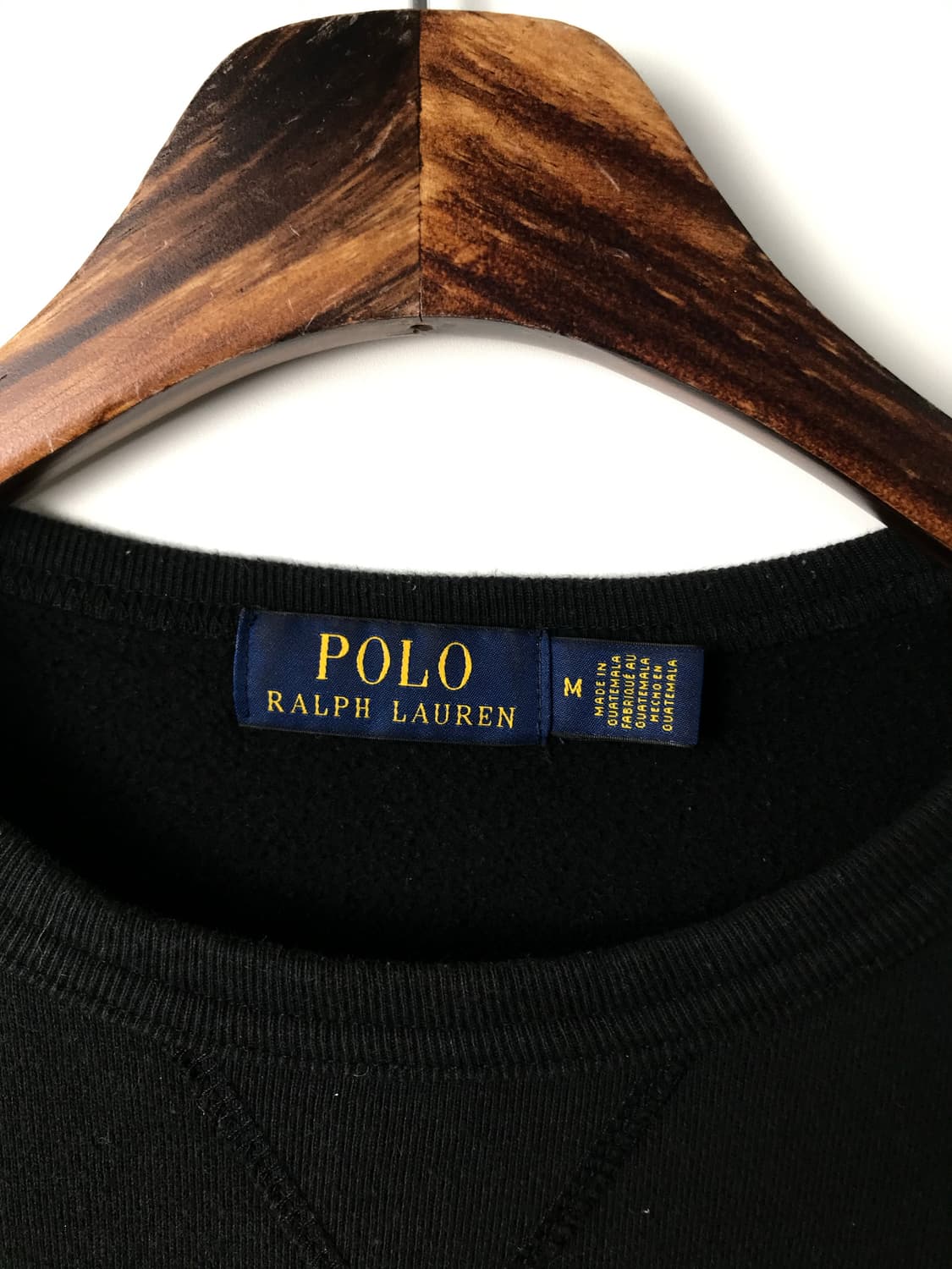 폴로 랄프로렌 신형 자수로고 블랙 맨투맨 상품이미지5