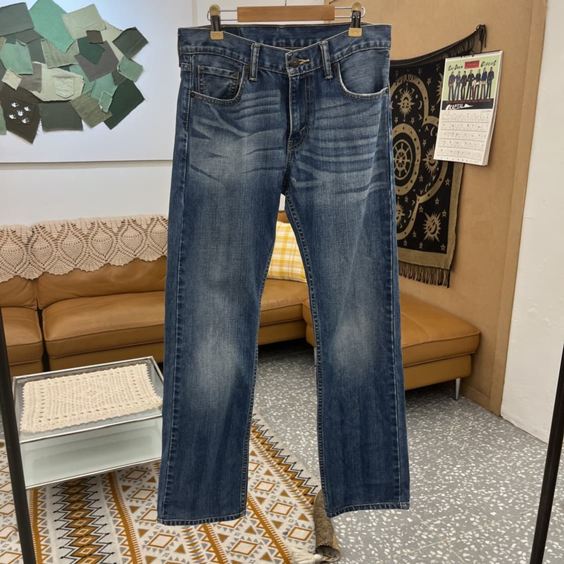 리바이스 514 빈티지 캐주얼 워싱 데님팬츠 29인치 C10968 상품이미지3