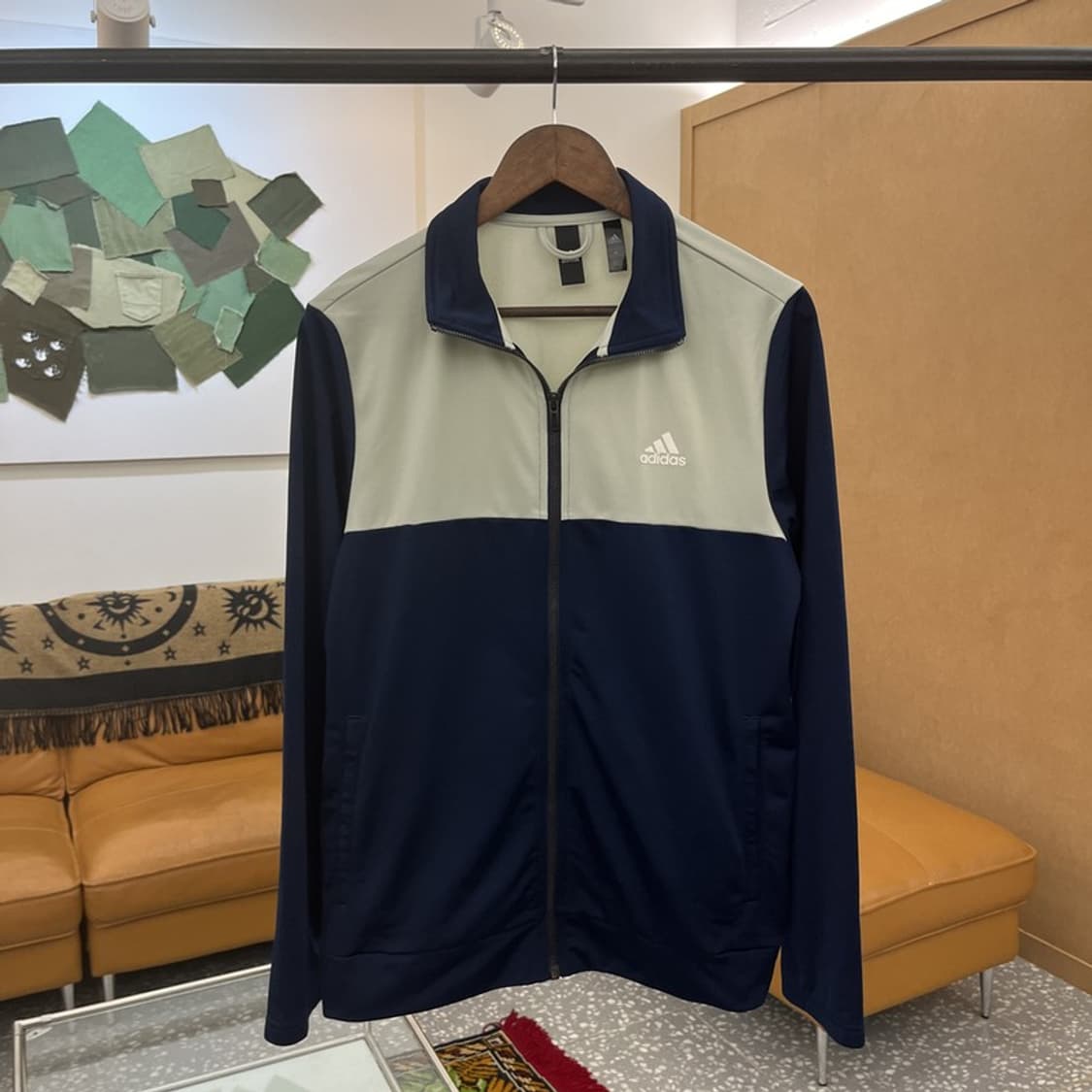 아디다스 삼선로고 배색 약기모 트랙탑 져지 집업 95 C05831 상품이미지1