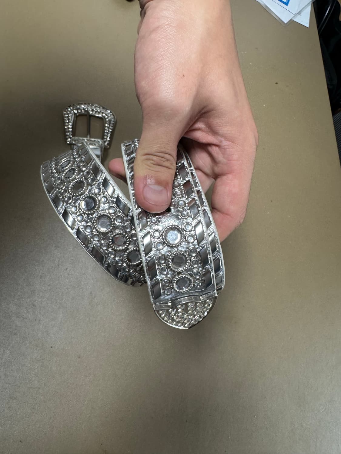 큐빅 벨트 상품이미지4