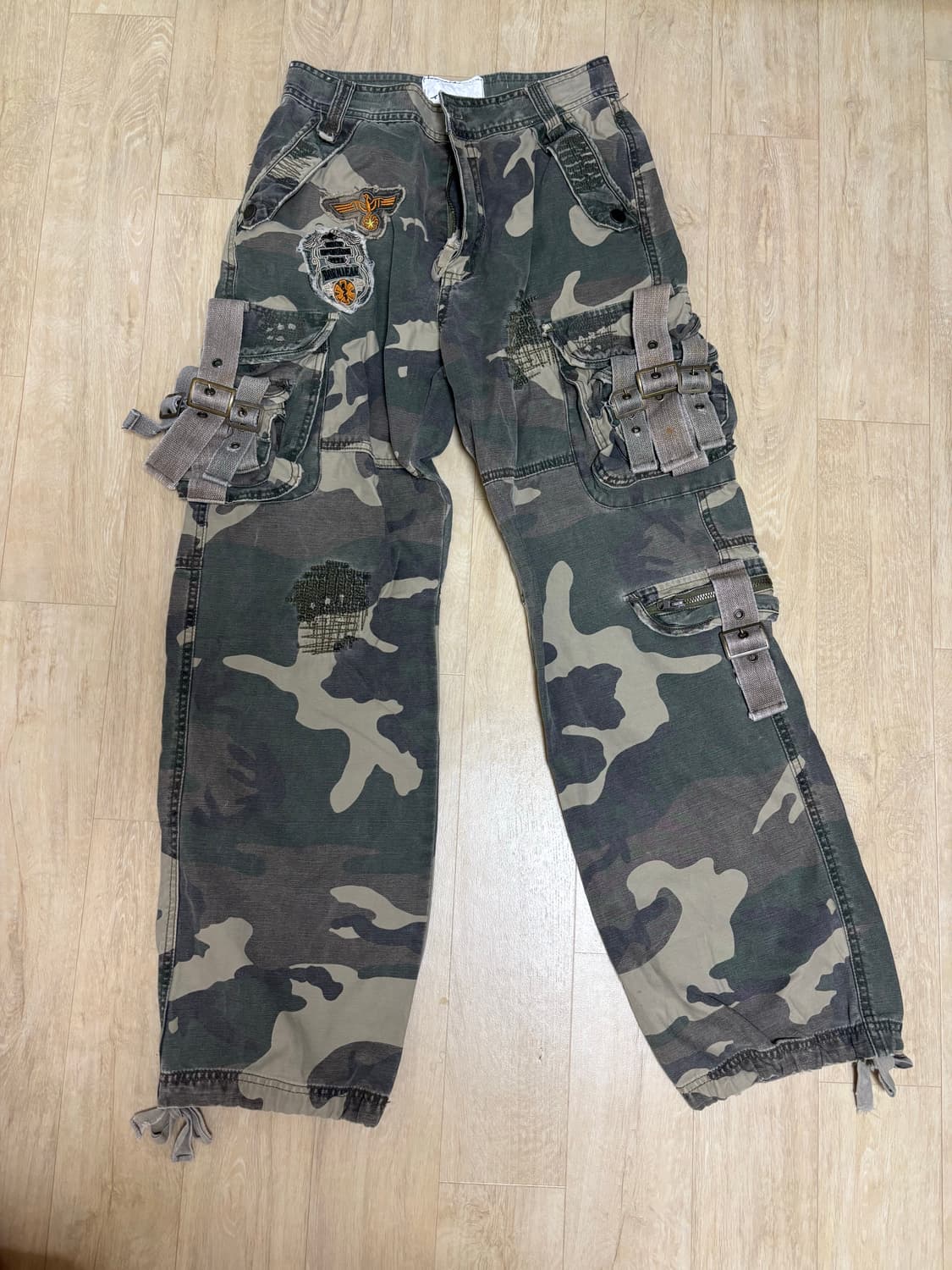 빈티지 카모 팬츠 상품이미지1