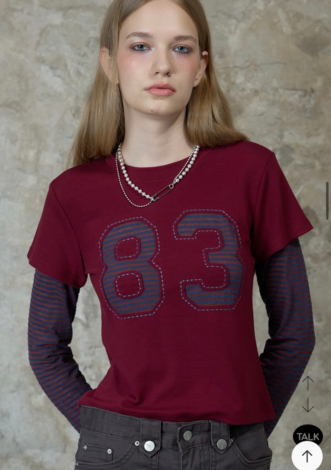 옷장정리 파격세일(권은비 착용)라티젠 L13 STRIPE T-SHIRT 상품이미지4