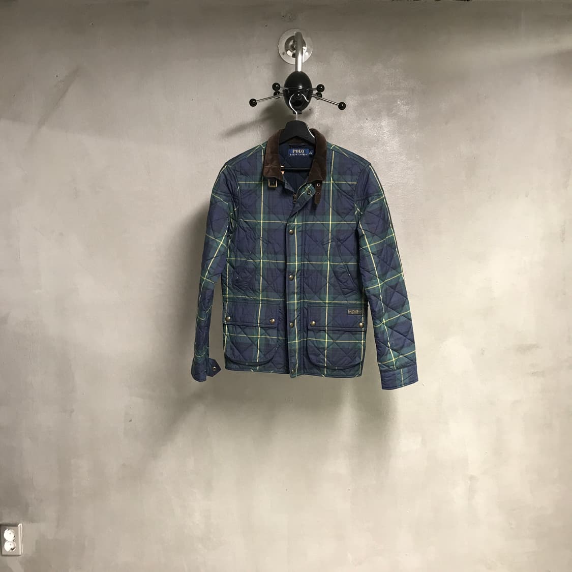 폴로 랄프로렌 타탄 퀄팅 자켓 XS(W) 상품이미지1