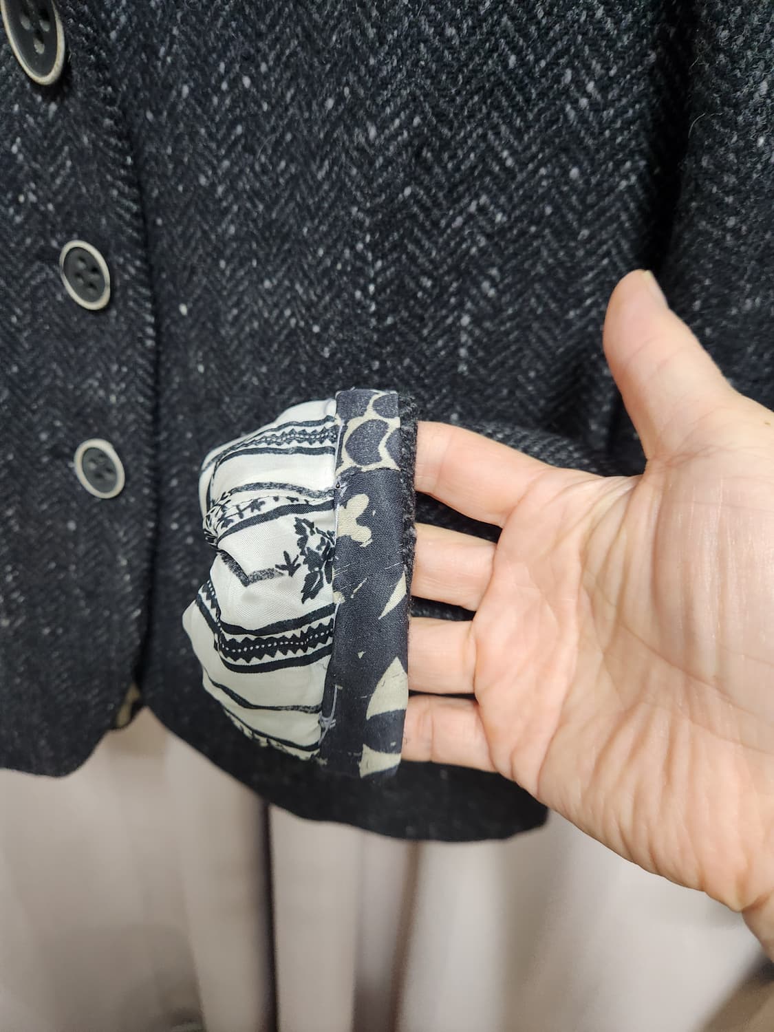 겐조 여성 헤링본 자켓  상품이미지4