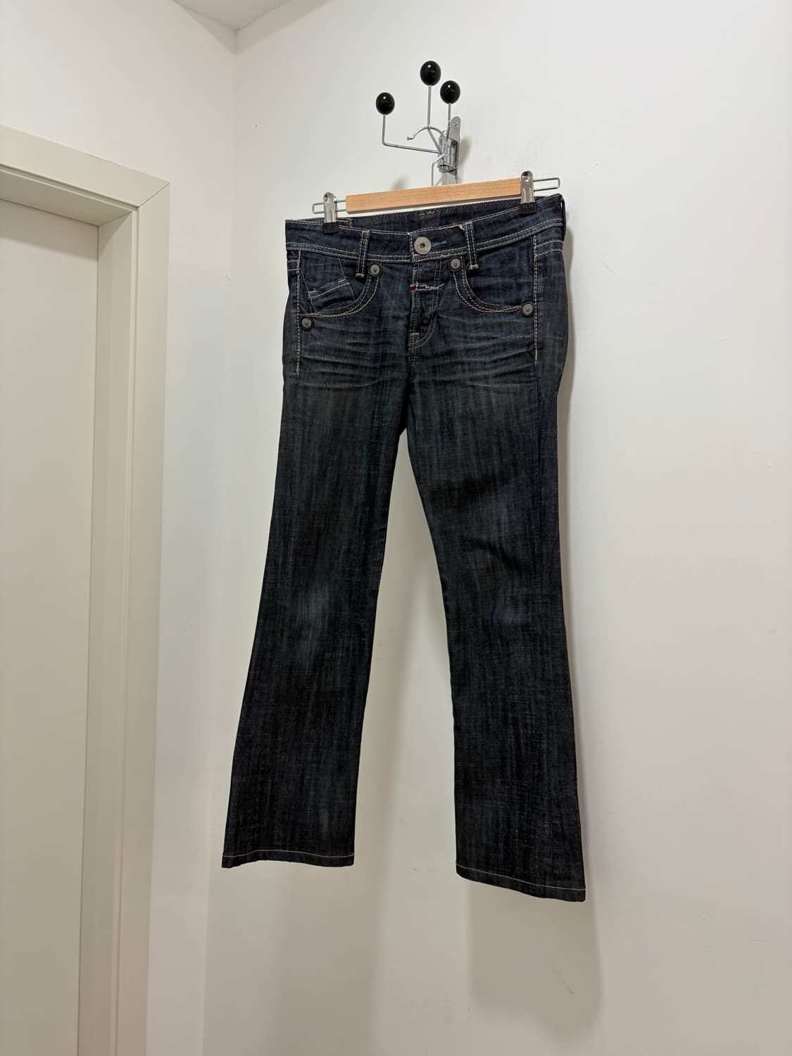 00s 마리떼 프랑소와 저버 부츠컷 데님 팬츠 상품이미지4