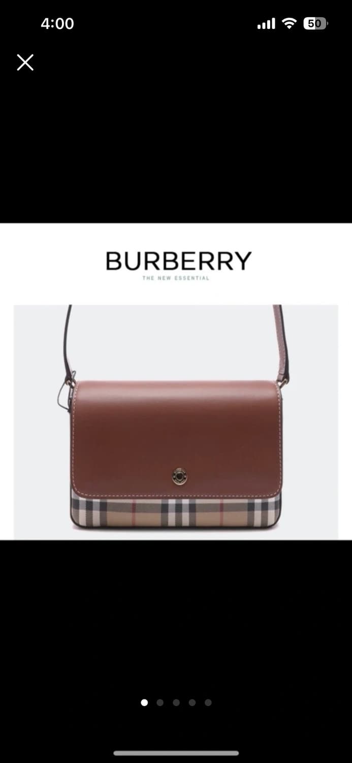 버버리 크로스백 브라운 정품 상품이미지1