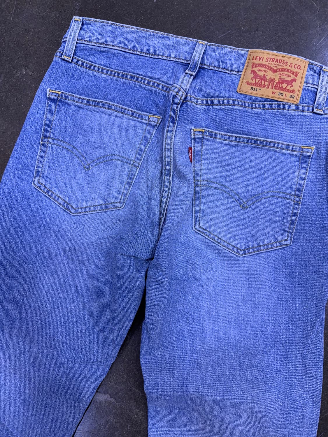 리바이스 511 슬림핏 라이트 워싱 데님팬츠 청바지 30 상품이미지6