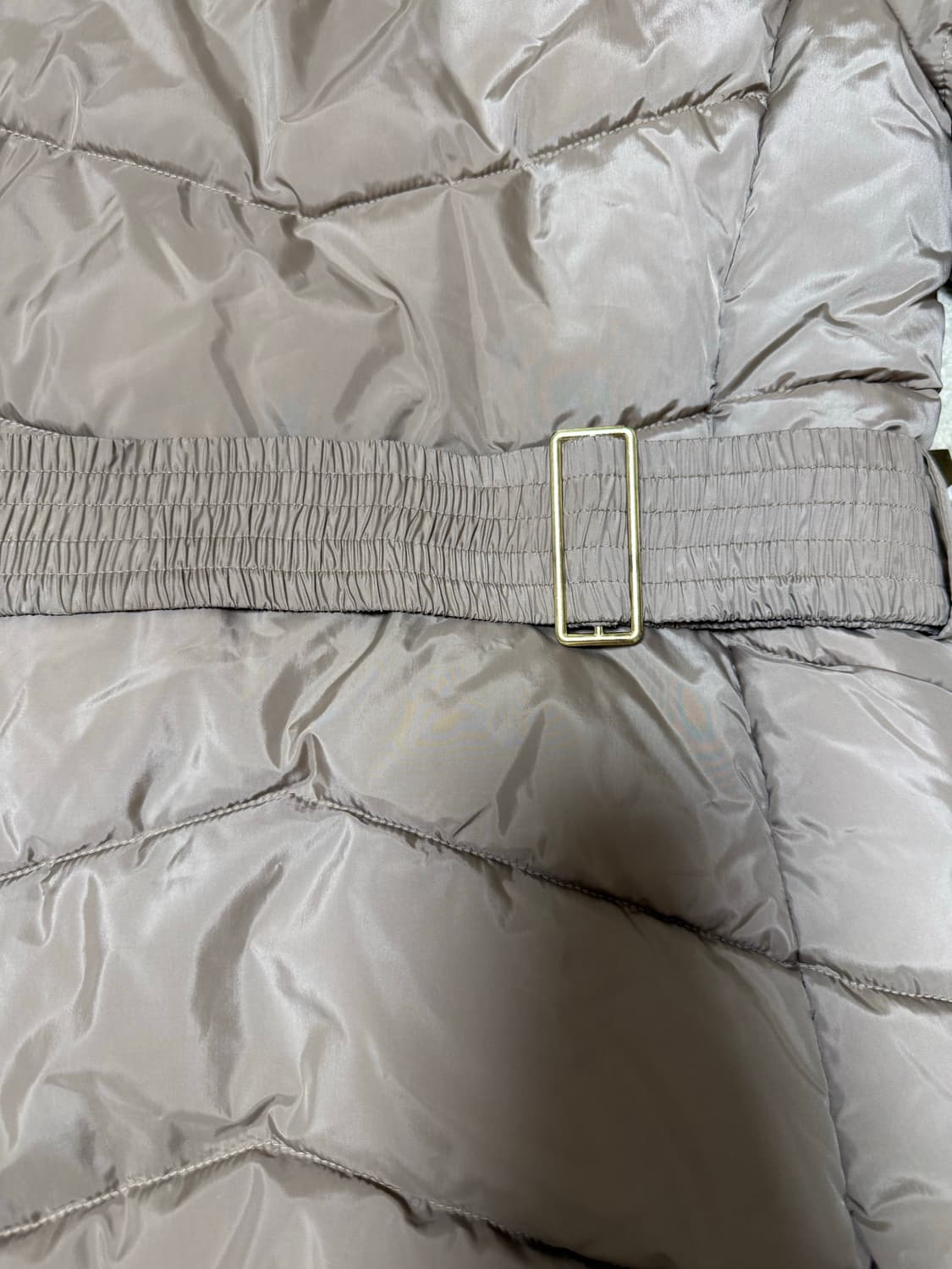 바버 퀄팅 벨트 롱패딩 상품이미지7